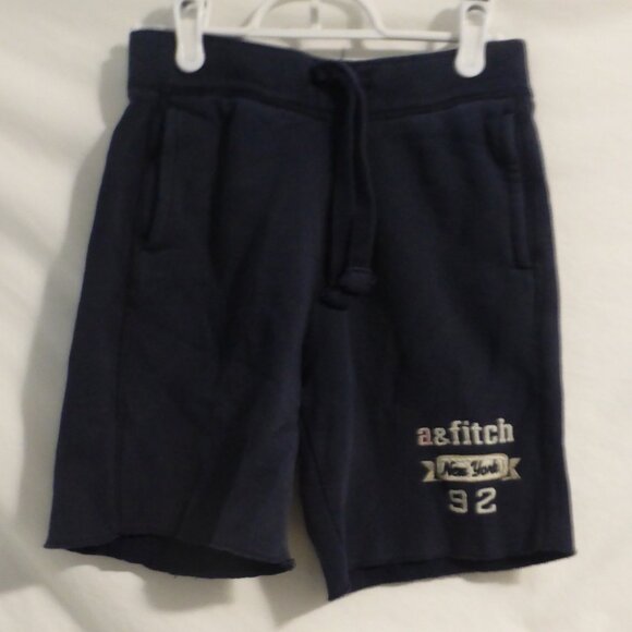 ABERCROMBIE KIDS | small | Navy Sweatshorts | Stretchy Waistband and Drawstring - Picture 1 of 14